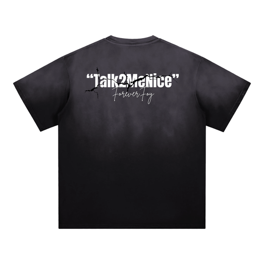 Rap In Public - Sunfade Edge Gradient T-Shirt
