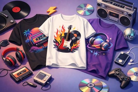 Unisex Music Graphic Tees That Rep Your Era