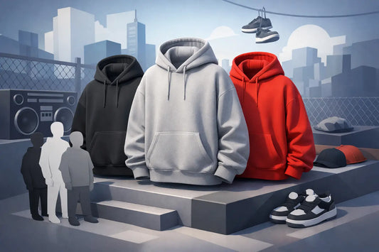Heavyweight Oversized Hip Hop Hoodie Fit Guide
