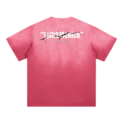 Rap in Public - Sunfade Edge Gradient T-Shirt