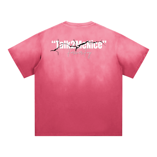Rap in Public - Sunfade Edge Gradient T-Shirt