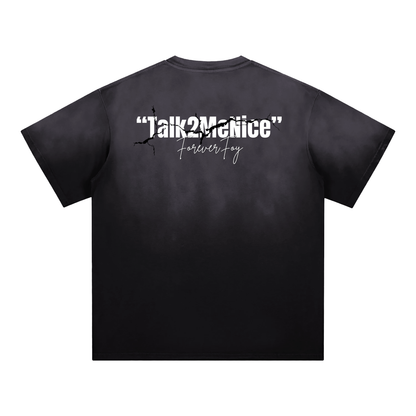 Rap In Public - Sunfade Edge Gradient T-Shirt